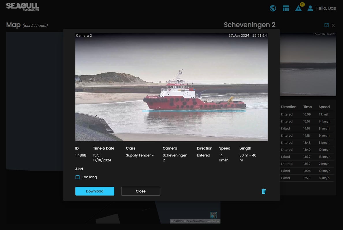 The ports of Rotterdam and Scheveningen use SEAGULL Surveillance
