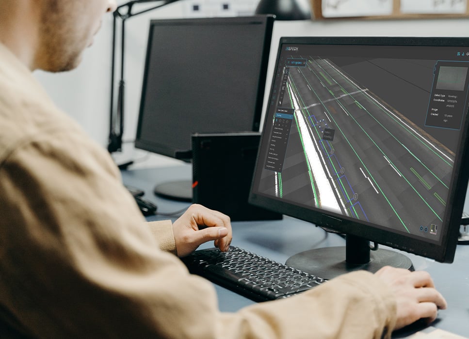 INSPECH on a road manager's screen